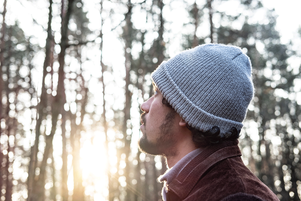 Man practicing tips to prevent relapse