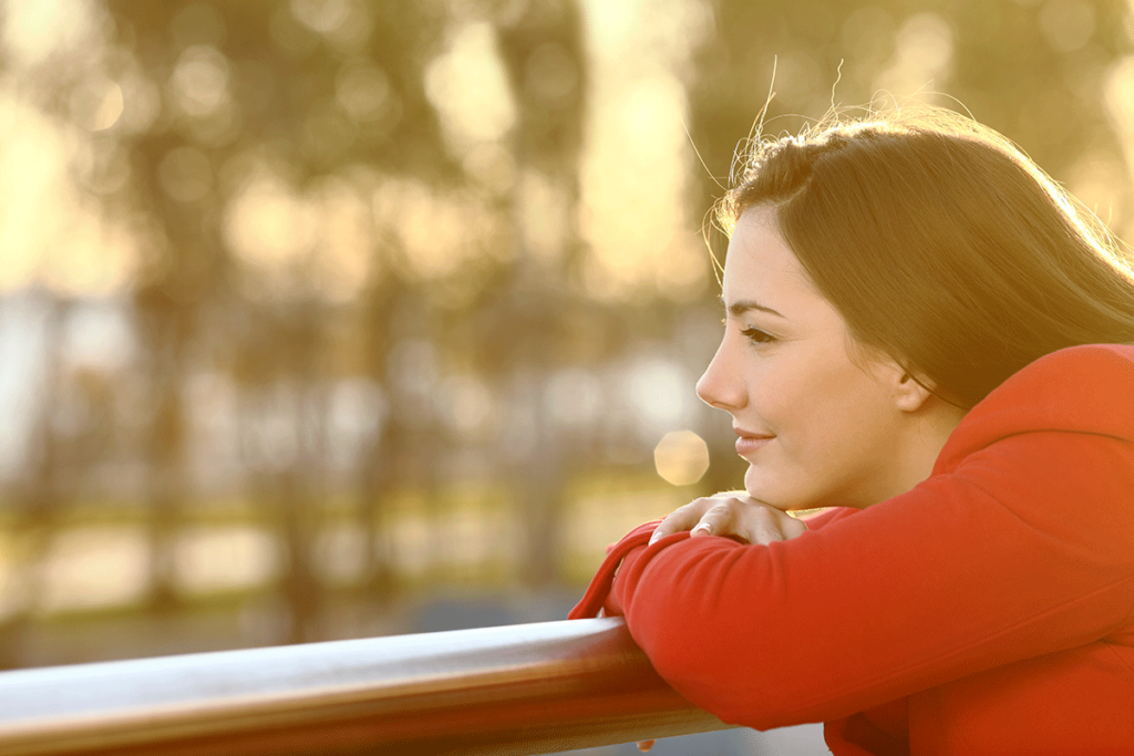 Woman thinking about things to know about alcohol detox